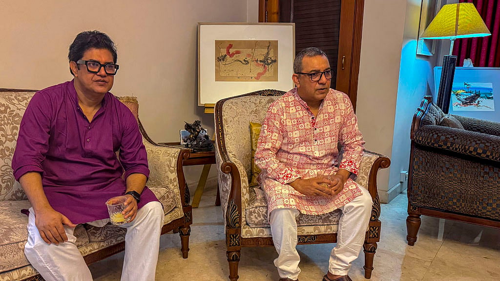 Actors Tauquir Ahmed and Ahsan Habib Nasim.