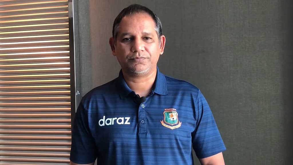 সাবেক অধিনায়ক ও বিসিবির গেম ডেভেলপমেন্টের প্রোগ্রাম কো-অর্ডিনেটর হাবিবুল বাশার। ছবি: ভিডিও থেকে।