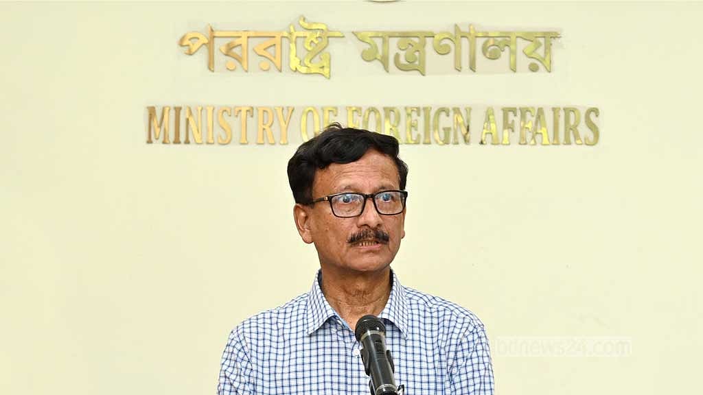 পররাষ্ট্র উপদেষ্টা তৌহিদ হোসেন