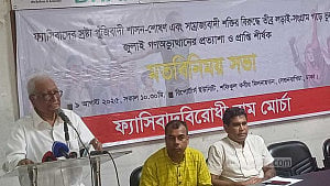 ‘রাজাকারের’ ছবি টানানোর ঘটনা ‘বাড়তে পারে’, শঙ্কা সিরাজুল ইসলাম চৌধুরীর