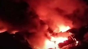 Fire guts warehouse, factory in Chattogram