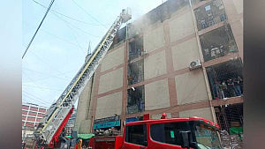 Fire at Gulistan market under control