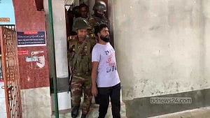Man held as joint forces seize weapons cache in Rajshahi raid