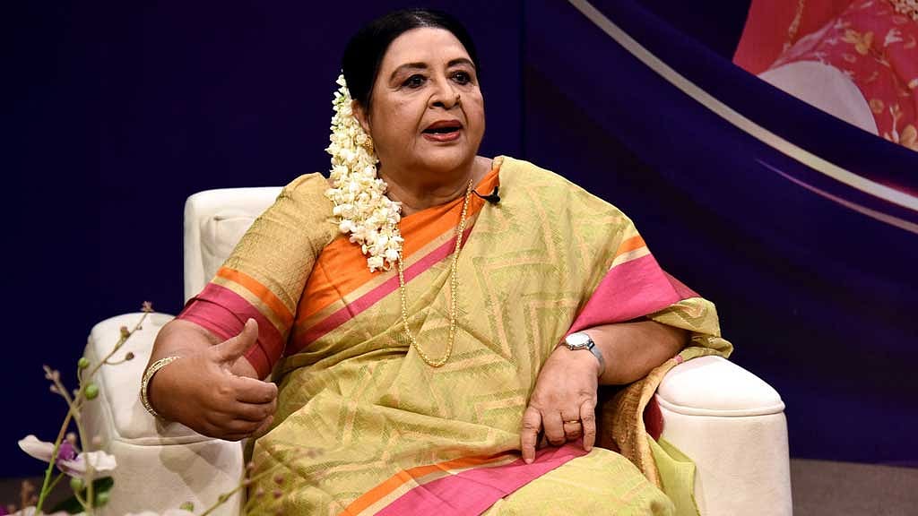 অভিনেত্রী শবনম। ছবি: চ্যানেল আইয়ের সৌজন্যে।