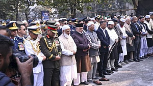 Khaleda Zia laid to rest beside her husband