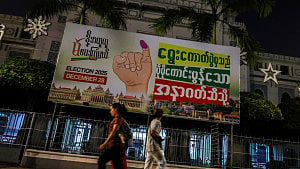 Conflict, fear sap Myanmar election energy