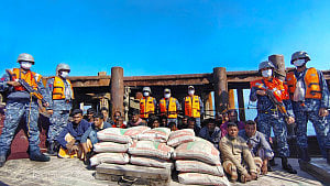 22 held smuggling 1,500 cement bags to Myanmar