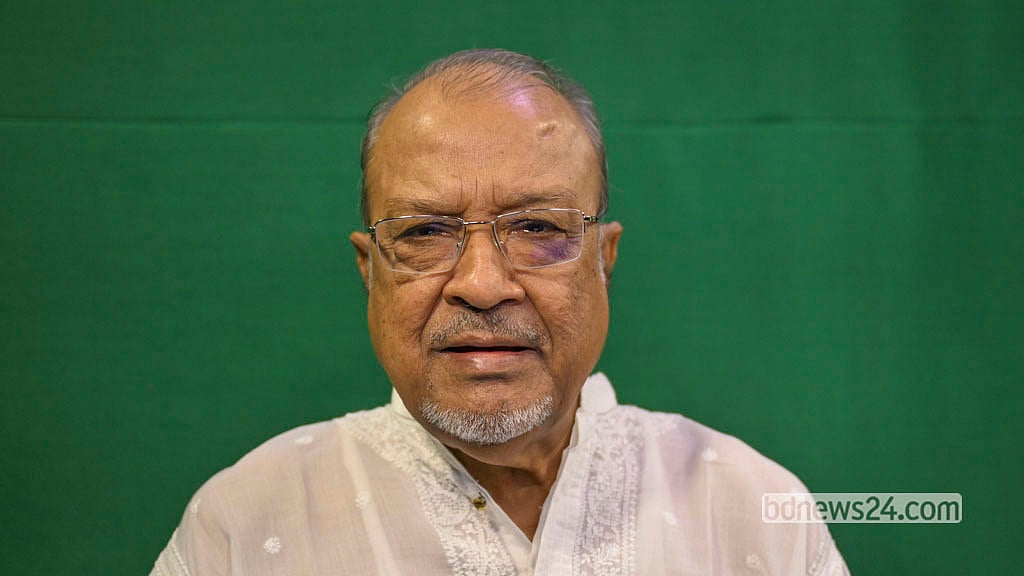 Freedom fighter Md Moniruzzaman Chowdhury.