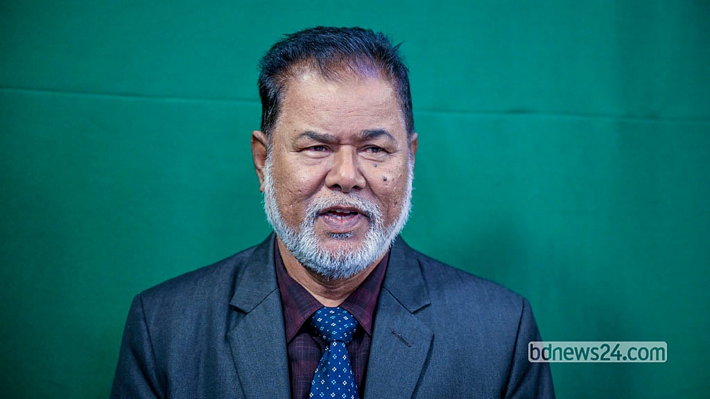 Freedom fighter (war-wounded) Md Shahidullah.