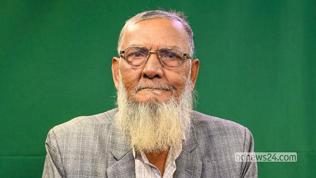 Freedom fighter (war-wounded) Md Shahjahan Mia.