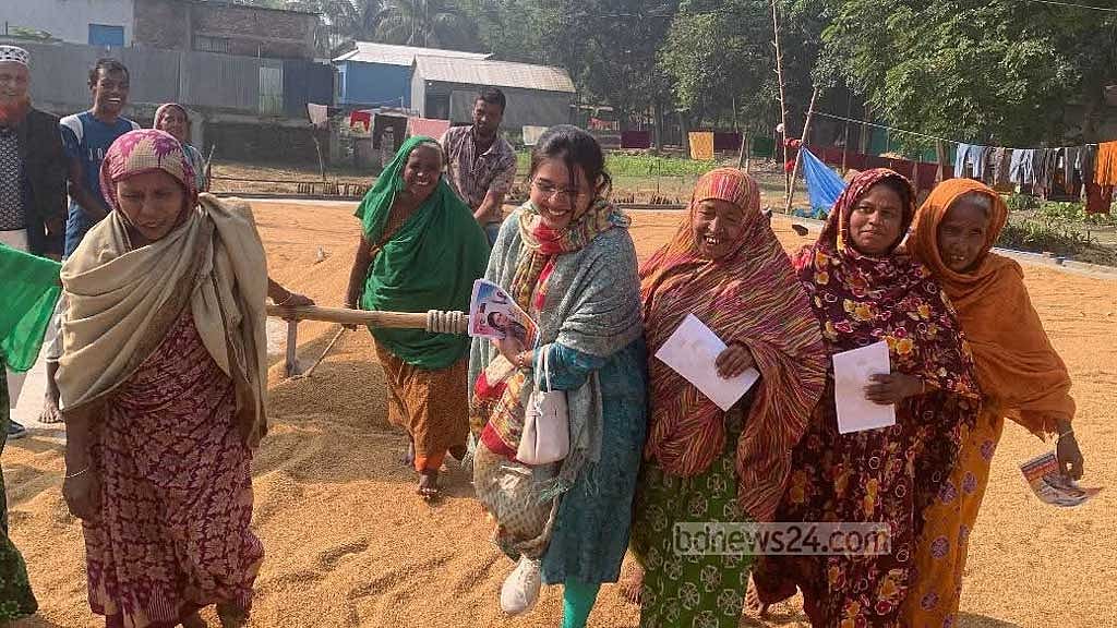 BNP candidate Sunsila Jabrin Priyanka.