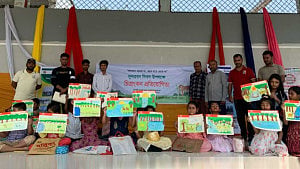 সুন্দরবন দিবসে বরগুনায় শিশুদের নিয়ে চিত্রাঙ্কন