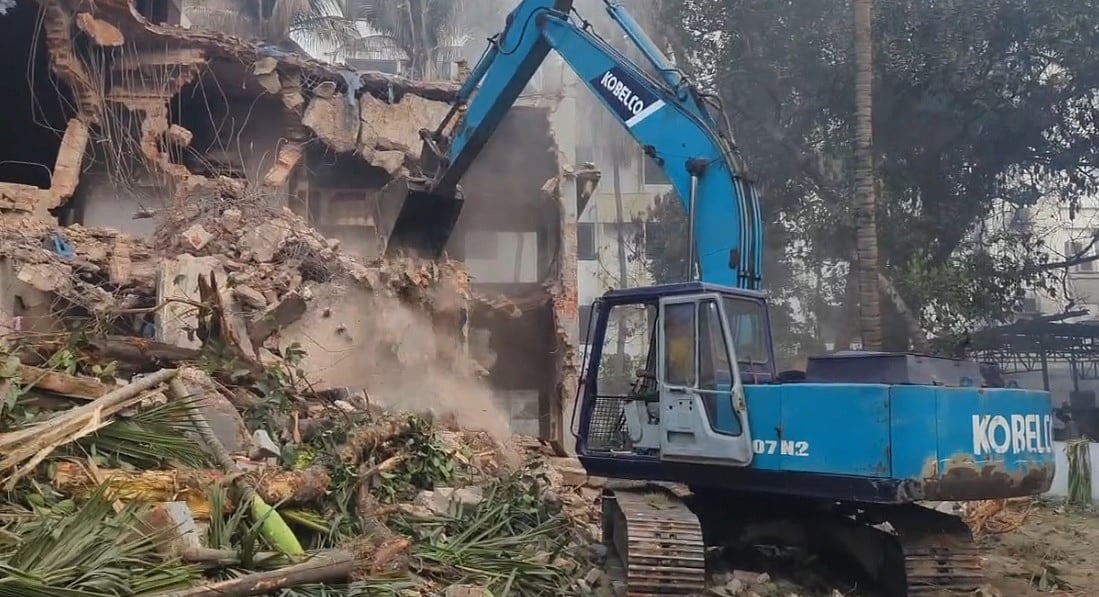 Six months after Sheikh Hasina’s government was overthrown, Bangabandhu’s house at Dhanmondi 32 was demolished.