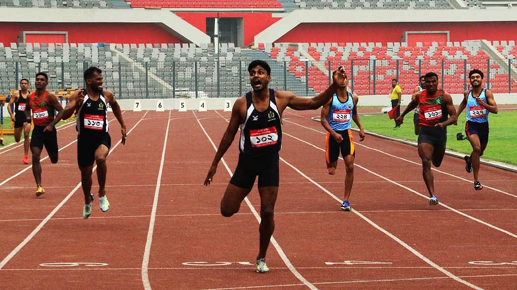 পুরুষ ৪০০ মিটারে দশমবারের মতো সেরা জহির রায়হান।
