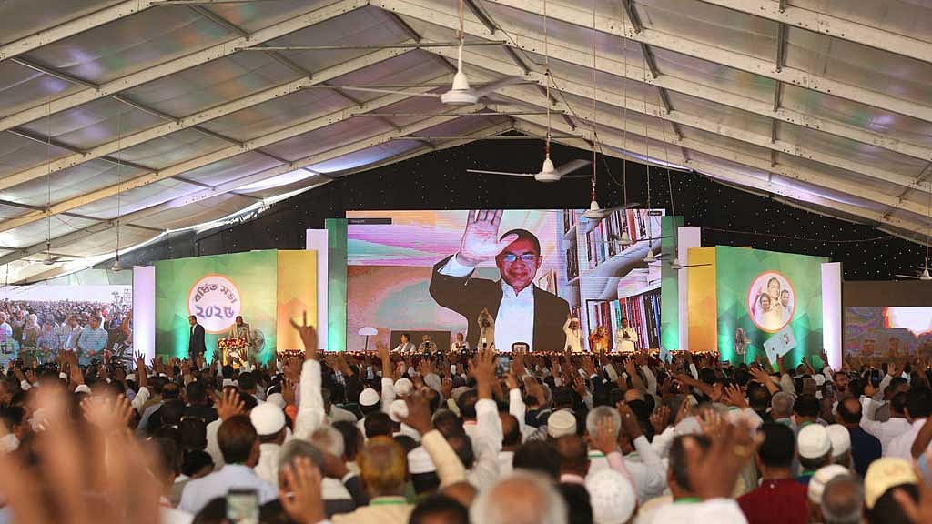 দীর্ঘ সাত বছর পর অনুষ্ঠিত বর্ধিত সভায় প্রধান অতিথি ছিলেন বিএনপির ভারপ্রাপ্ত চেয়ারপারসন তারেক রহমান। ছবি: বিএনপি মিডিয়া সেল