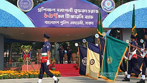 সারদায় অবশেষে হল কনস্টেবলদের প্রশিক্ষণ সমাপনি কুচকাওয়াজ
