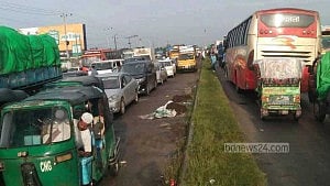 20km tailback grips Dhaka-Sylhet highway