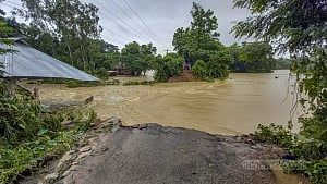 টানা ভারি বর্ষণে বন্যা