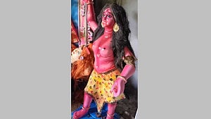 ফরিদপুরে রাতের অন্ধকারে মন্দিরের প্রতিমা ভাঙচুর