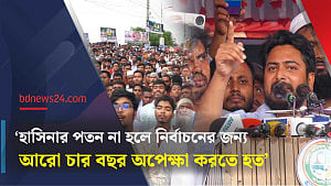 গণঅভ্যুত্থান না হলে নির্বাচনের স্বপ্নই দেখতে পারতেন না: নাহিদ