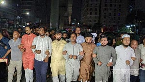 NCP protest as explosive thrown at July Procession van
