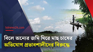 টুঙ্গিপাড়ায় বিলের হাজার একর জমি ঘিরে মাছ চাষের ‘পাঁয়তারা’