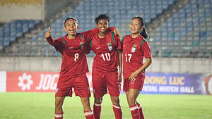 Bangladesh women hit Turkmenistan for 7
