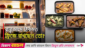 যেসব ভুলে নষ্ট হয় ফ্রিজে রাখা রান্না মাংস