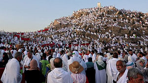 Muslims in Arafat