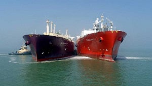 Gas supply disrupted as ships can't offload LNG