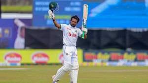 Shanto’s slow ton ends Galle Test in draw