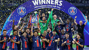 PSG thrash Inter to win first European crown