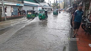 Record rainfall waterlogs Sylhet as Surma, Kushiyara swell