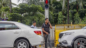New traffic lights installed, but not used