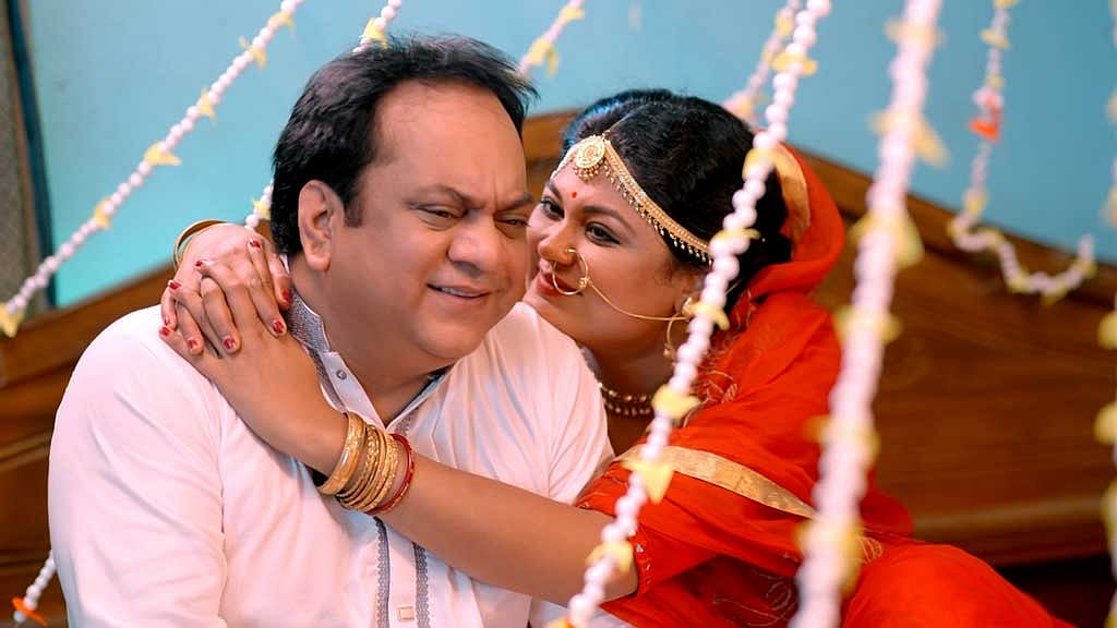 ধারাবাহিক নাটক ‘ঊভয় সংকটের’ দৃশ্য। ছবি: বৈশাখী টেলিভিশনের সৌজন্যে। 