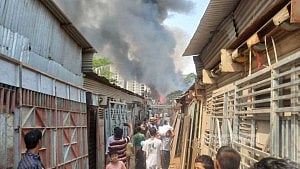 Fire at BRP Slum in Vashantek under control