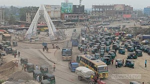 Potholes in Ashuganj could choke Eid traffic on Dhaka-Sylhet Highway