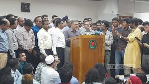 EC workers protest to keep NID services under their purview