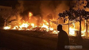 20 shops gutted in Khagrachhari fire