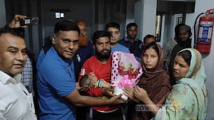 Infant abducted from Thakurgaon rescued in Gazipur