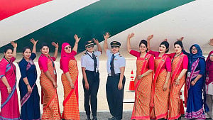 Women's Day: Biman's all-female crew leads special flight to Bangkok