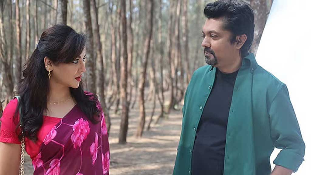 ওয়েব সিরিজ 'জিম্মির' দৃশ্যে জয়া আহসান ও শাহরিয়ার নাজিম জয়, ছবি: প্রযোজনা প্রতিষ্ঠানের সৌজন্যে। 