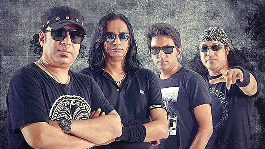 'এলআরবি' ব্যান্ডের সদস্যরা, ছবি: রোমেলের সৌজন্যে।