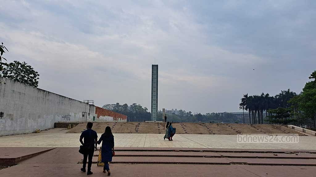 The Liberation War Museum is located right beneath the Liberation Monument.