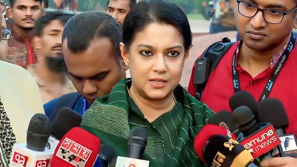 Learnt of president’s photo removal from newspapers: Rizwana