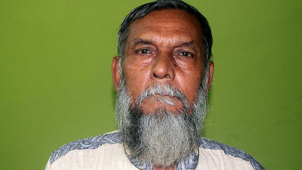 মুক্তিযোদ্ধা কনস্টেবল মো. শাহজাহান মিয়া। ছবি: সালেক খোকন