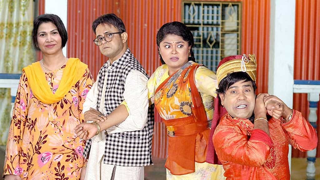 ‘ভেজাল কাদের’ নাটকের দৃশ্য, ছবি: পরিচালকের সৌজন্যে। 