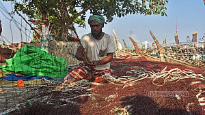 Repairs underway amid fishing ban