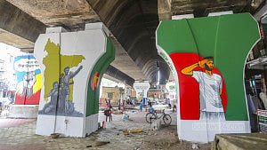Renovation under Jatrabari-Gulistan Flyover
