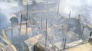 Fire guts over 100 shops in Munshiganj
